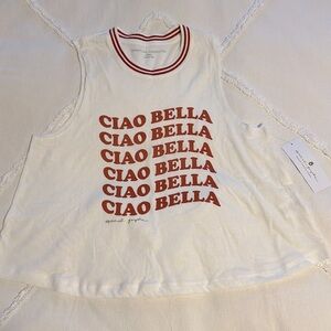 NWT Spiritual Gangster Ciao Bella Crop Tank Size Small